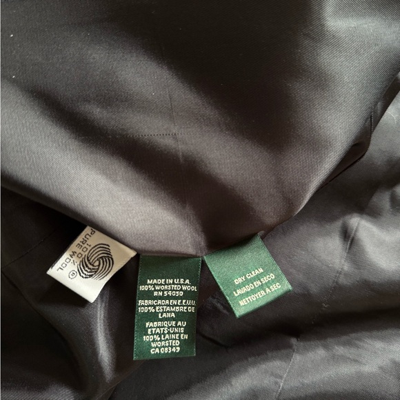 Vintage HTF 100% Wool Ralph Lauren Embroidered Blazer - Picture 10 of 16